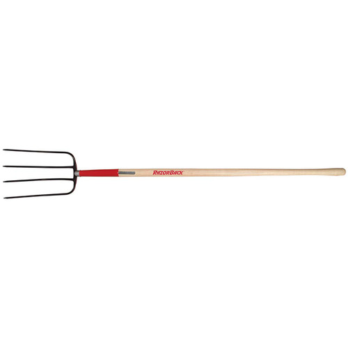 AMES TRUE TEMPER 74102 9-IN. FORGED STEEL MANURE FORK, 4 TINES,