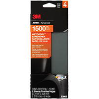 BONDO/DYNATRON 03002 SANDPAPER W/D 1500G 3-2/3X9IN