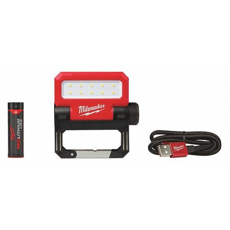 MILWAUKEE ELECTRIC TOOLS 2114-21 REDLITHIUM USB  ROVER PIVOTING FLOOD LIG
