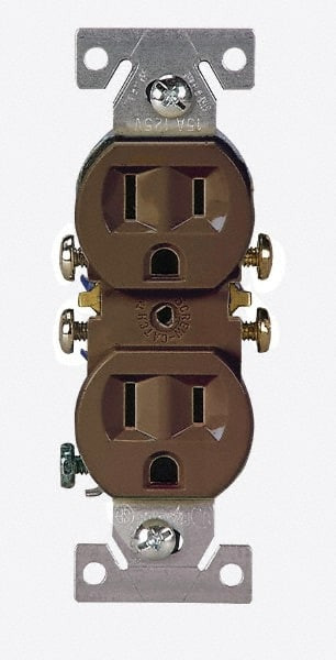 COOPER WIRING 270LA RECEPTACLE DUPLEX 15A 125V LA
