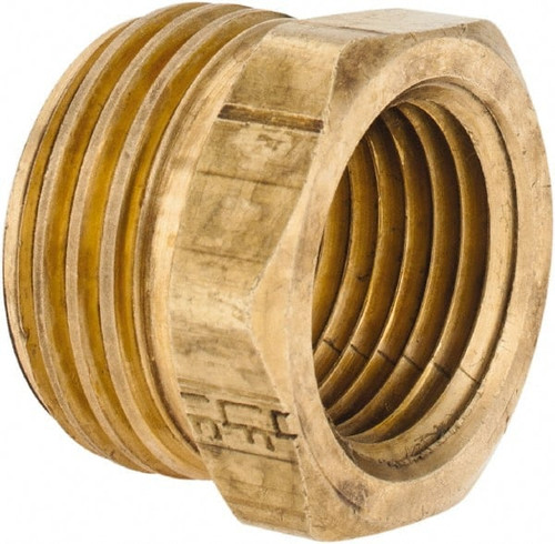 ANDERSON METAL CORP 757480-1208 GARDEN HOSE ADAPTER, LEAD-FREE BRASS, 3/