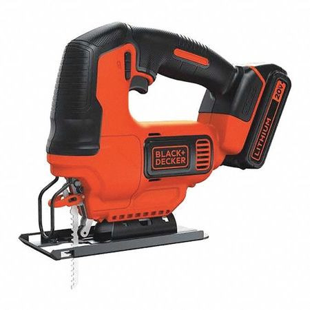 BLACK & DECKER BDCJS20C 20V JIG SAW WITH BATTERY AND CHARGER
