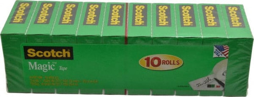 3M 00021200510694 PACK OF (10) 1' ROLLS 3/4" X 27.78 YD CL