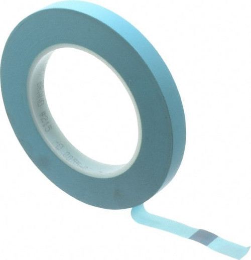3M 00021200608322 1/2" WIDE X 180' LONG X 4.8 MIL BLUE POL