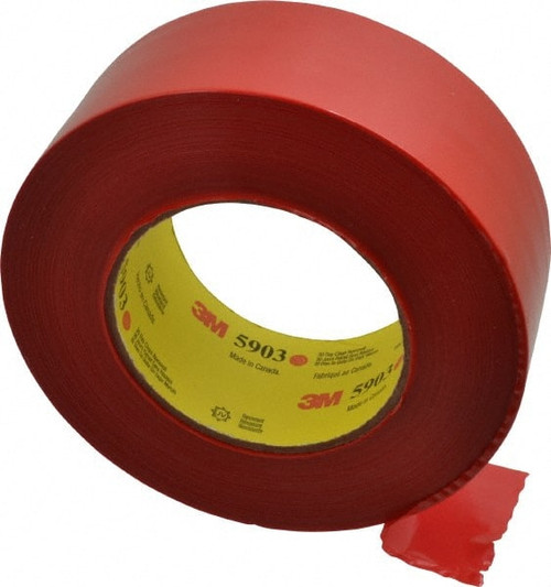 3M 00051115318429 2" WIDE X 180' LONG X 7.5 MIL RED POLYET