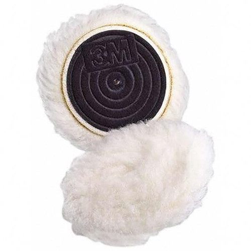 3M 00051144850785 3" DIAM WOOL BONNET PAD