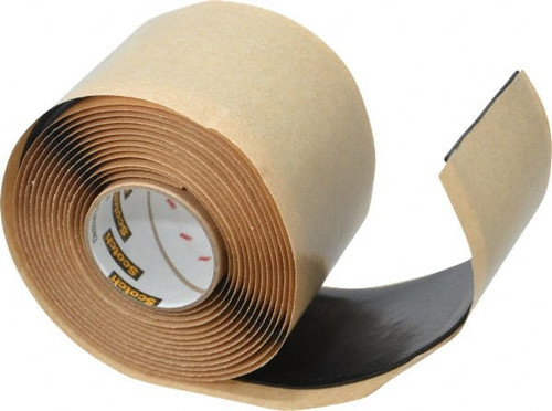 3M 00054007096566 2" X 10' X 65 MIL BLACK RUBBER ELECTRICA