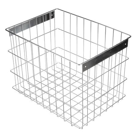 MARLIN STEEL WIRE PRODUCTS 00344003-31 MARLIN STEEL BASKET ELECTROPOLISH STAINL