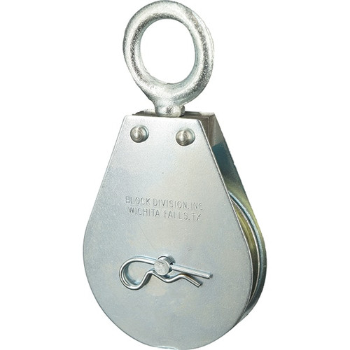BLOCK DIV INC. 02048-SN-C 600 LBS. LOAD LIMIT, SWIVEL EYE SNATCH B