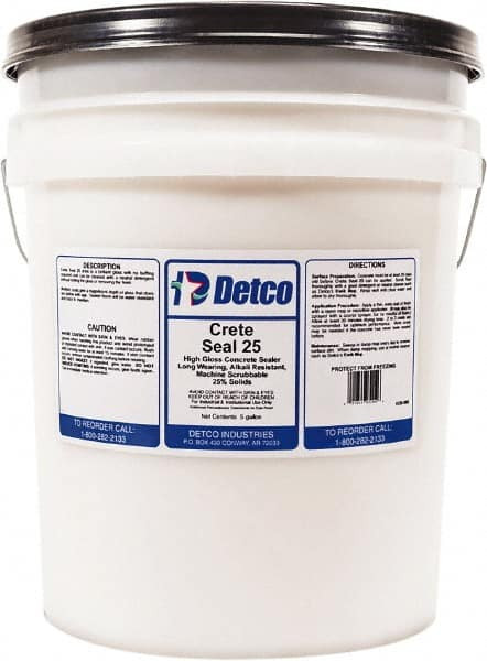 DETCO 0320-005 5 GAL PAIL GLOSSY CLEAR SEALER