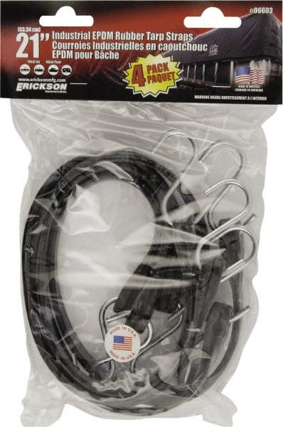 ERICKSON 06603 TARP STRAP WITH S HOOK