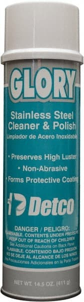 DETCO 0816-A12 20 FL OZ AEROSOL STAINLESS STEEL CLEANER
