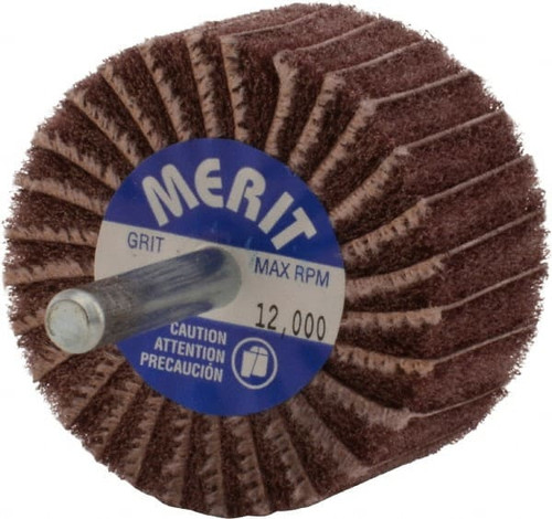 MERIT ABRASIVES 08834144458 2" DIAM X 1" FACE WIDTH, VERY FINE ALUMI