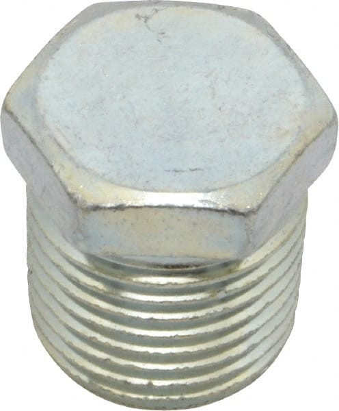 PARKER 1/2 HP-S 1/2 MALE THREAD, ZINC PLATED STEEL INDUS