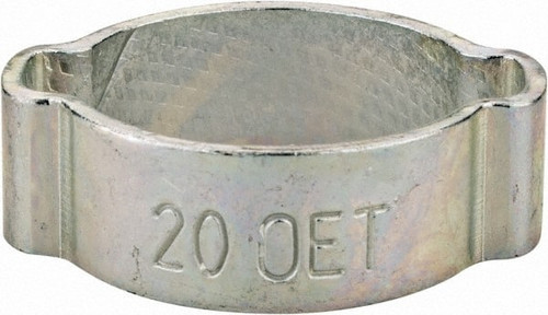 OETIKER 10100027-100 16.2 TO 20MM, ZINC-PLATED 2-EAR CLAMP