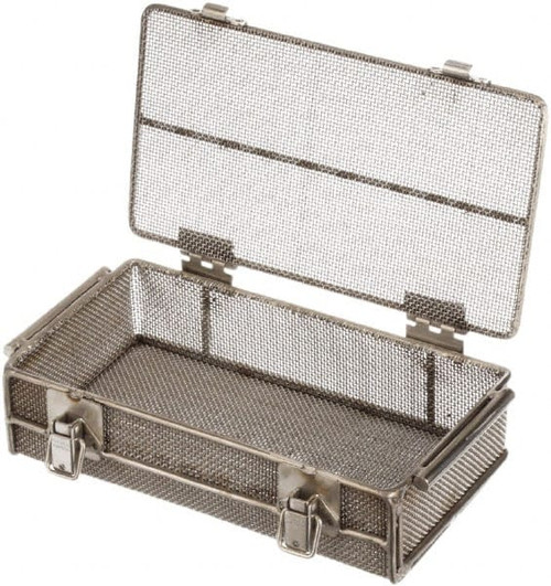 MARLIN STEEL WIRE PRODUCTS 1062001-38 MARLIN STEEL MESH BASKET W/ LID STAINLES