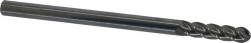 ACCUPRO 12184931 1/4" DIAM, 1" LOC, 4 FLUTE SOLID CARBIDE