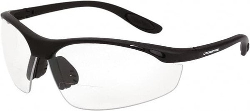 CROSSFIRE 12415 TALON SAFETY BIFOCAL-MATBLK/CLR-1.5