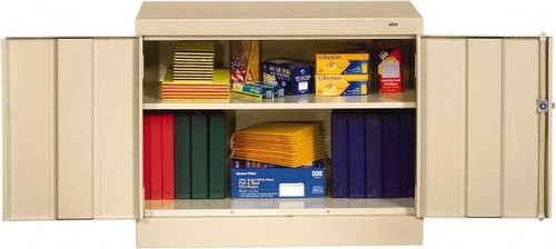 TENNSCO CORP 1430-PU 2 SHELF LOCKING STORAGE CABINET