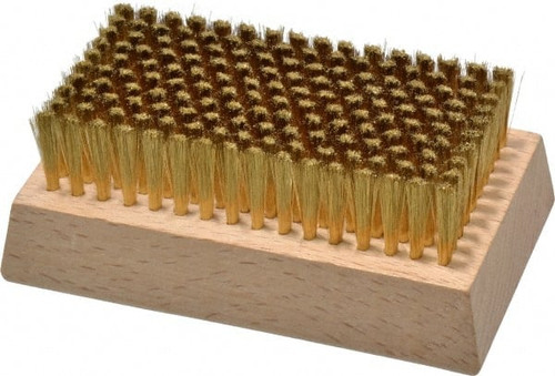 MADE IN USA 1806-003 BRASS 3/4" BRISTLE LENGTH, BRASS CLEANING & FI