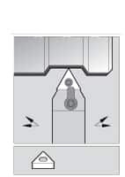 KENNAMETAL 1808504 NEUTRAL -10 NEGATIVE RAKE INDEXABLE TURN