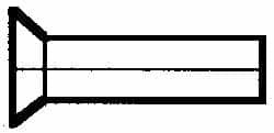 RIVETKING. 18N100RC8AP/110 3/16" BODY DIAM, COUNTERSUNK ALUMINUM SO