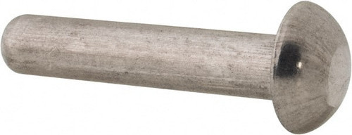 RIVETKING. 25N125RRDAP/110 1/4" BODY DIAM, ROUND UNCOATED ALUMINUM 
