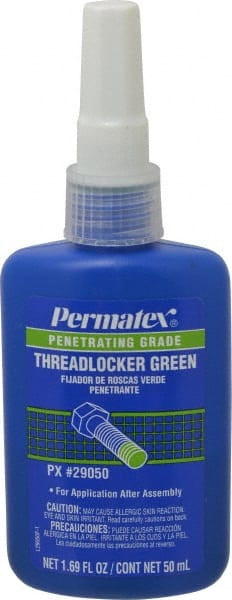 PERMATEX 29050 THREADLOCKER,PENETRATING GRADE,50ML,GRN