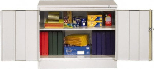 TENNSCO CORP 3018-MGY 2 SHELF LOCKING STORAGE CABINET