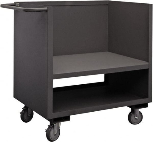 DURHAM MFG CO 3SLT-1836-2K-95 1,200 LB CAPACITY 1-SHELF 3-SIDED TRUCK