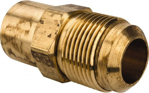 PARKER 43F-12-14 3/4" TUBE OD X 1-1/16-14 UNF 45 BRASS FL