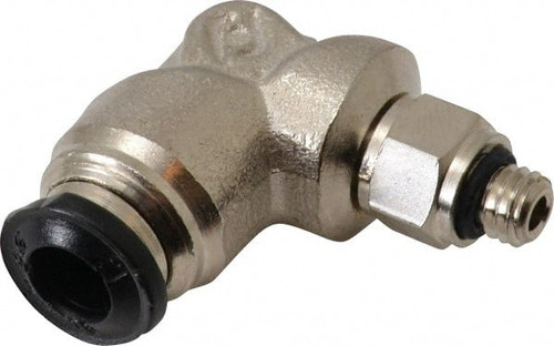 ALPHA TECH 50115N-5-M5 AIGNEP SWIVEL ELBOW 50115N-5-M5, 5MM TUB