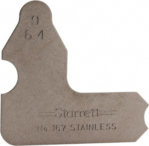 STARRETT 50629 9/64 INCH RADIUS GAGE