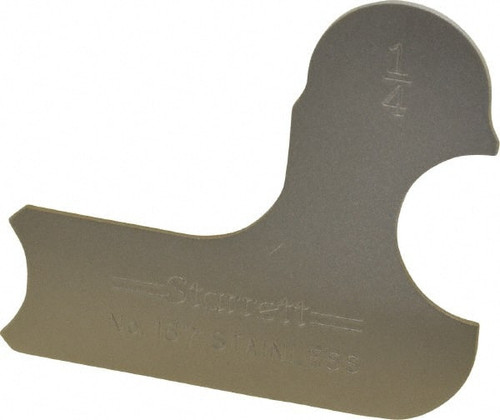 STARRETT 50636 1/4 INCH RADIUS GAGE