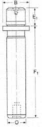 DAYTON LAMINA 5-1228-826 DANLY, 1-1/2" DIAM X 8-7/16" LONG DEMOUN