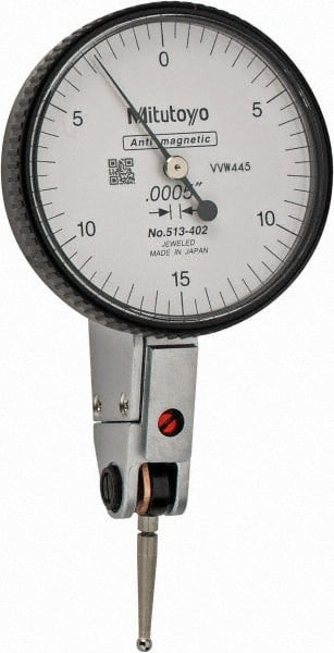 MITUTOYO 513-402-10E 0.03 INCH RANGE, 0.0005 INCH DIAL GRADUA