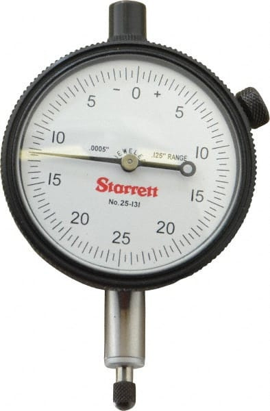 STARRETT 53232 1/8" RANGE, 0-25-0 DIAL READING, 0.0005"