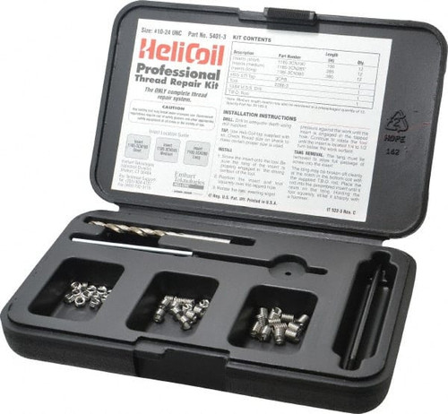 HELI-COIL 5401-3 36 INSERTS, #10-24 UNC THREADED INSERT T