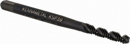 KENNAMETAL 5443804 #4-40 2 FLUTE 2B/3B BOTTOMING SPIRAL FLU