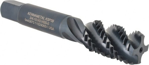 KENNAMETAL 5443873 3/4-10 4 FLUTE BOTTOMING SPIRAL FLUTE TA