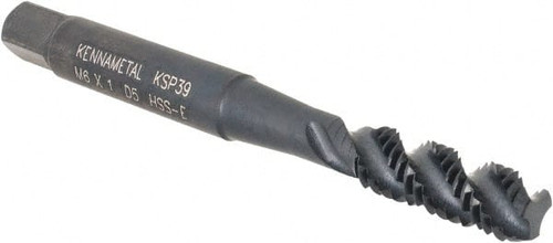 KENNAMETAL 5443910 M6X1.00 3 FLUTE 6H BOTTOMING SPIRAL FLUT