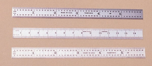 PEC TOOLS 561-024 24"MISCGRADSTEELRULE:24"OAL,DECIMAL&METR