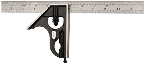 STARRETT 56396 2 PIECE, 12" COMBINATION SQUARE SET