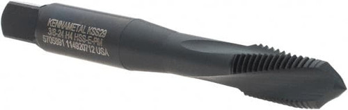 KENNAMETAL 5705891 3/8-24 UNF 3 FLUTE 2B PLUG SPIRAL FLUTE 