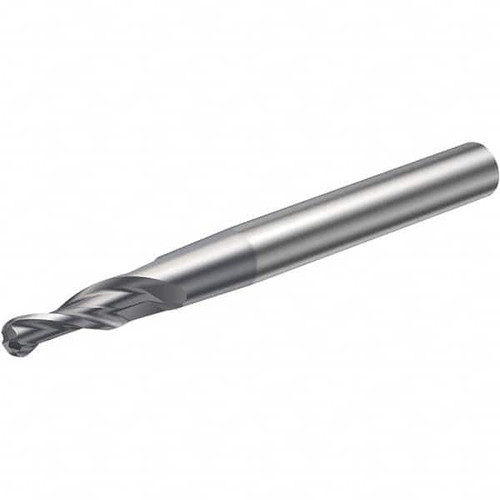 SANDVIK COROMANT 5743549 5.99MM DIAM, 12MM LOC, SOLID CARBIDE BAL