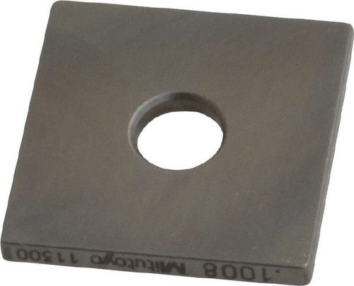 MITUTOYO 614128-531 0.1008" SQUARE STEEL GAGE BLOCK