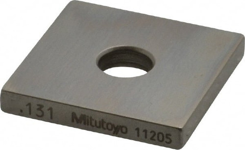 MITUTOYO 614171-531 0.131" SQUARE STEEL GAGE BLOCK