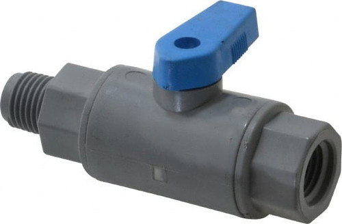 SPECIALTY 6380490 1/4" PIPE, PVC STANDARD BALL VALVE