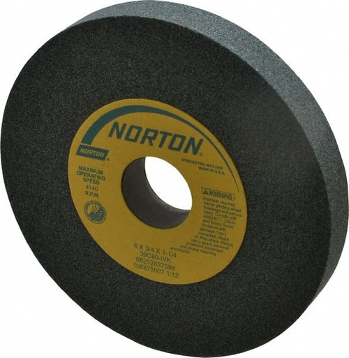 NORTON 66252837598 6" DIAM X 1-1/4" HOLE X 3/4" THICK, I HA