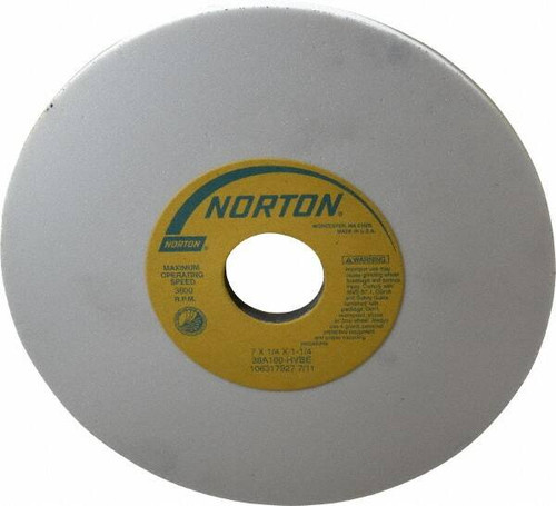 NORTON 66252939822 7" DIAM X 1-1/4" HOLE X 1/4" THICK, H HA